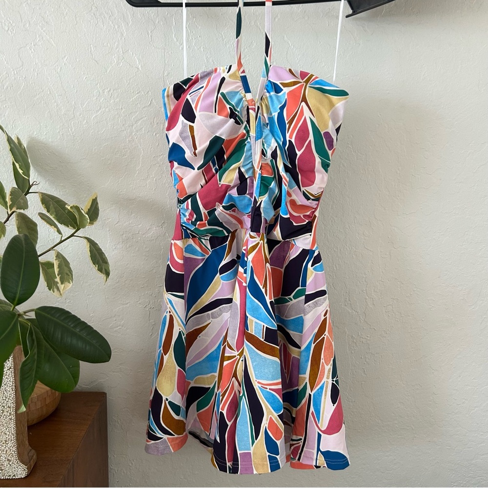NWT Profile by Gottex Aura Bandeau Romper Swimdress